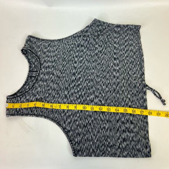 Lululemon Cinch Me Up Tank Top Shirt Spaced Out Space Dye Black White Gray Large - Picture 5 of 8